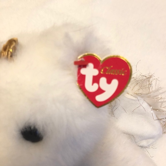 Ty / Devine White Bear With Wings 14” - Picture 7 of 9